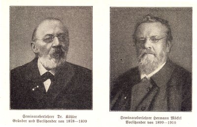 The First Chairmen of the Erzgebirgsverein Köhler and Möckel by Erzgebirgsverein